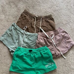 Four comfy size small shorts
